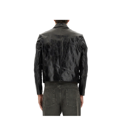 MAYFEYR - Our Legacy - Mini Leather Jacket - M4239MTDTOPDYEDBLACKLEATHER