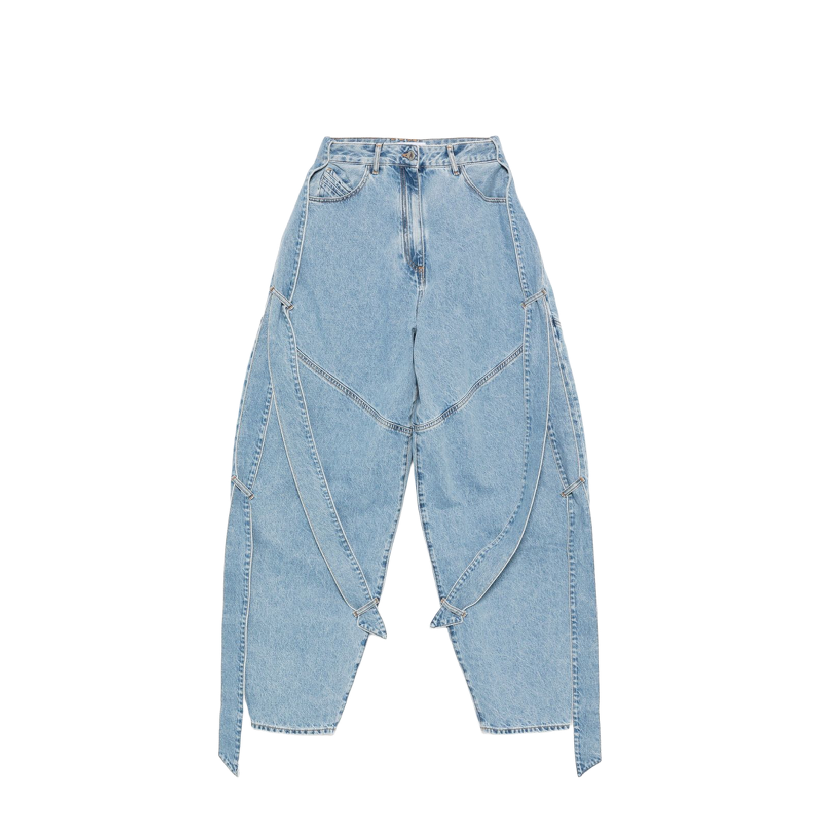 Light Blue Denim Classic Five Pockets Pants