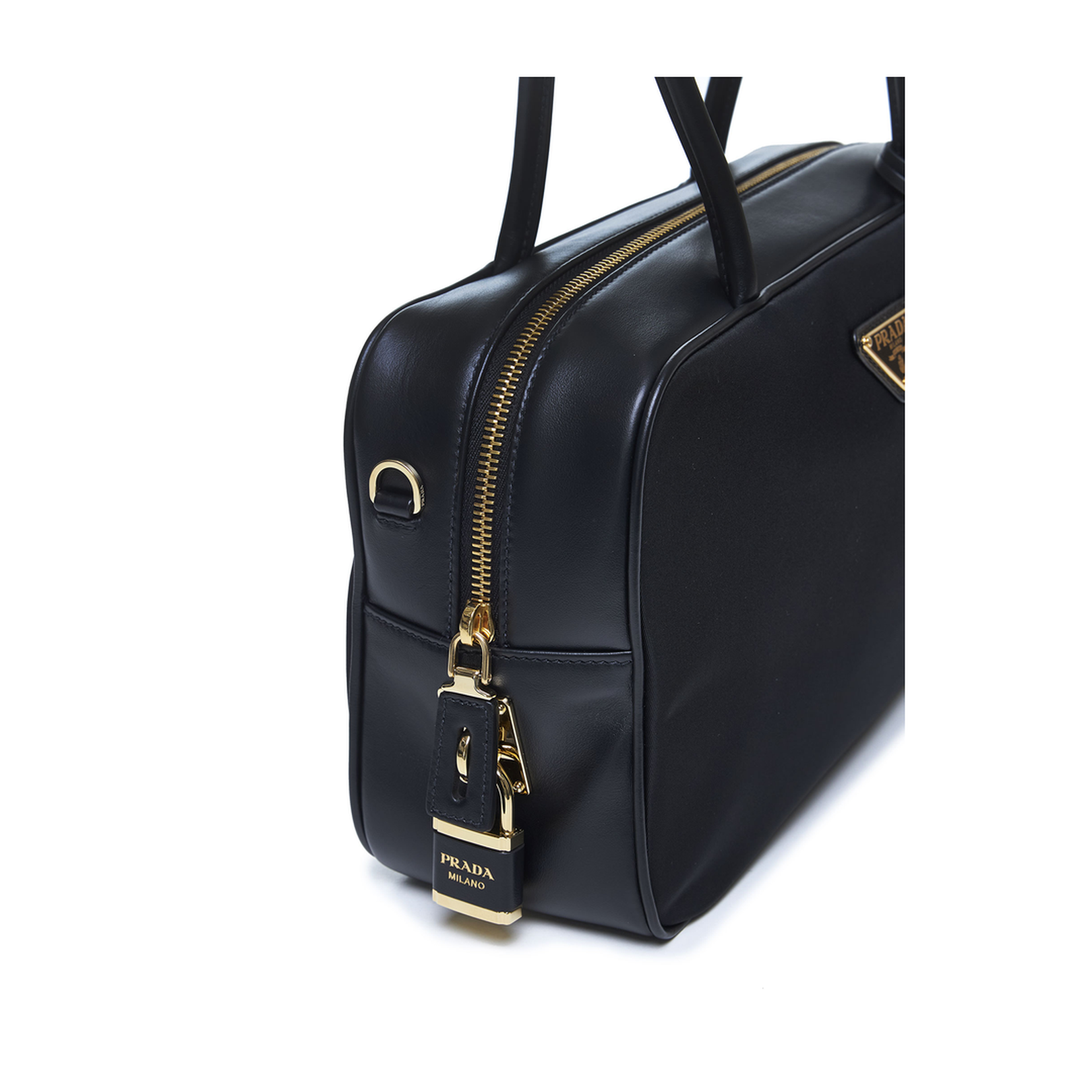 Small Nylon Shoulder Bag - Black