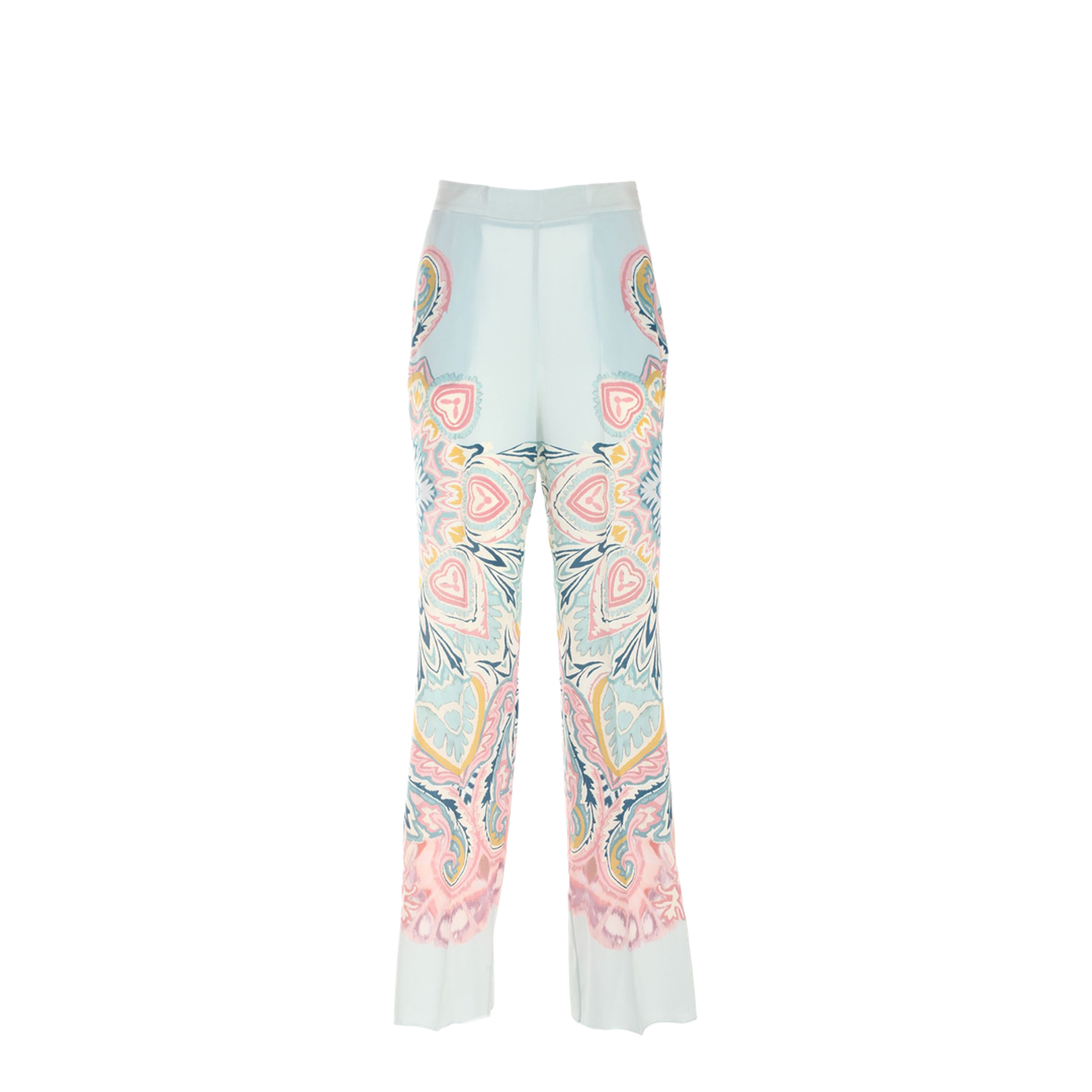 Printed Silk Trousers