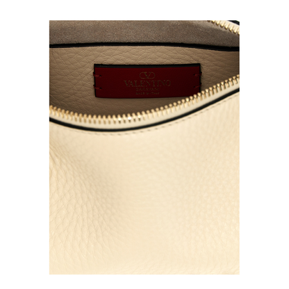 Rockstud Leather Shoulder Bag