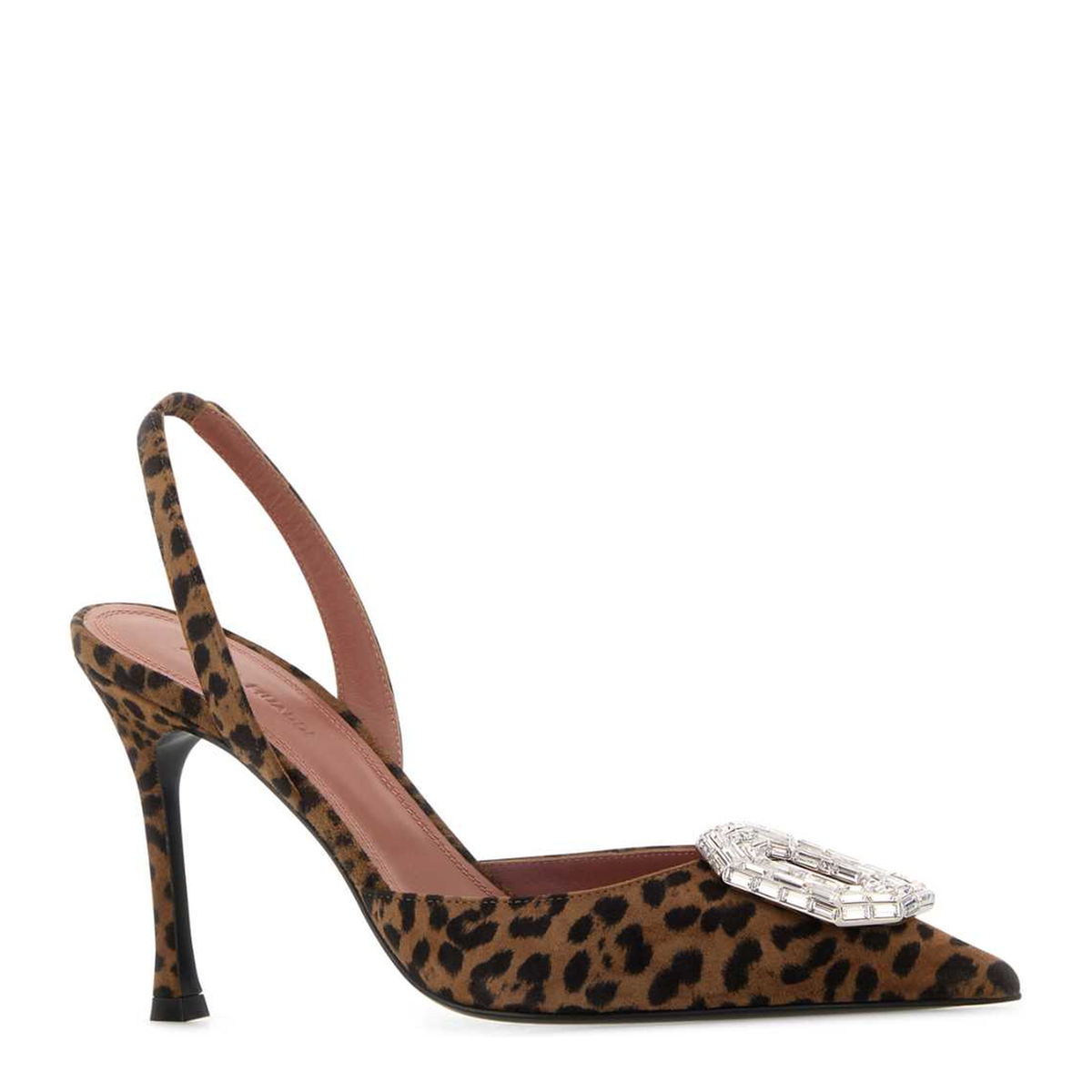 MAYFEYR - Amina Muaddi - Camelia Sling Pumps - CAMELIASLINGLEO90MHE