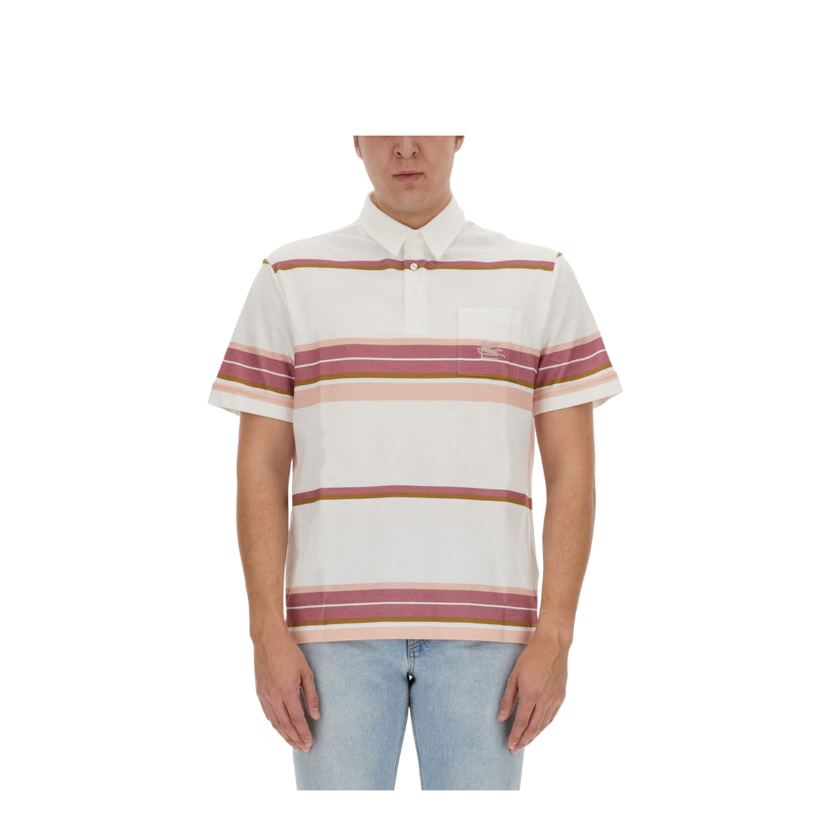 Polo Shirt with Pegasus Embroidery