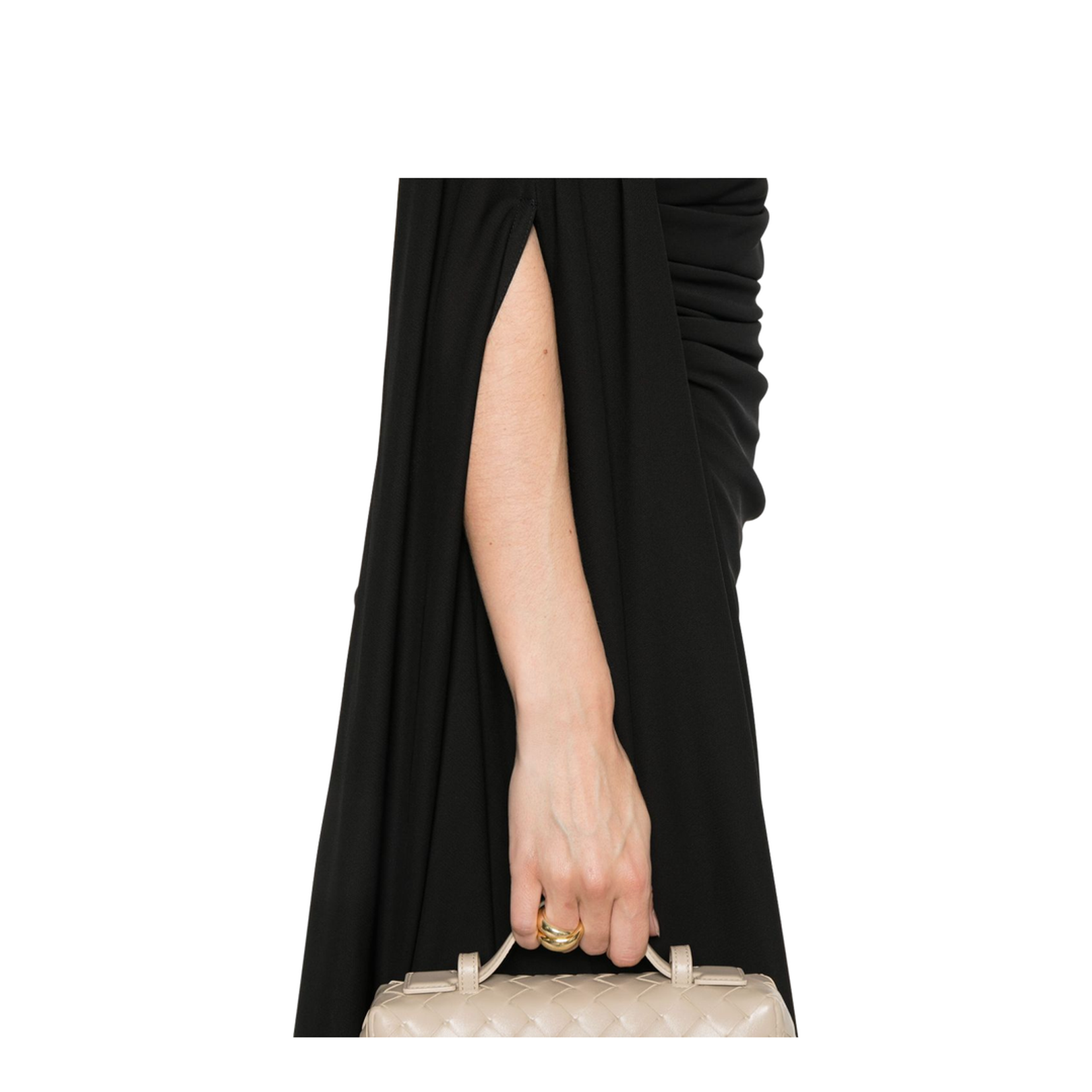 Viscose Jersey Draped Dress