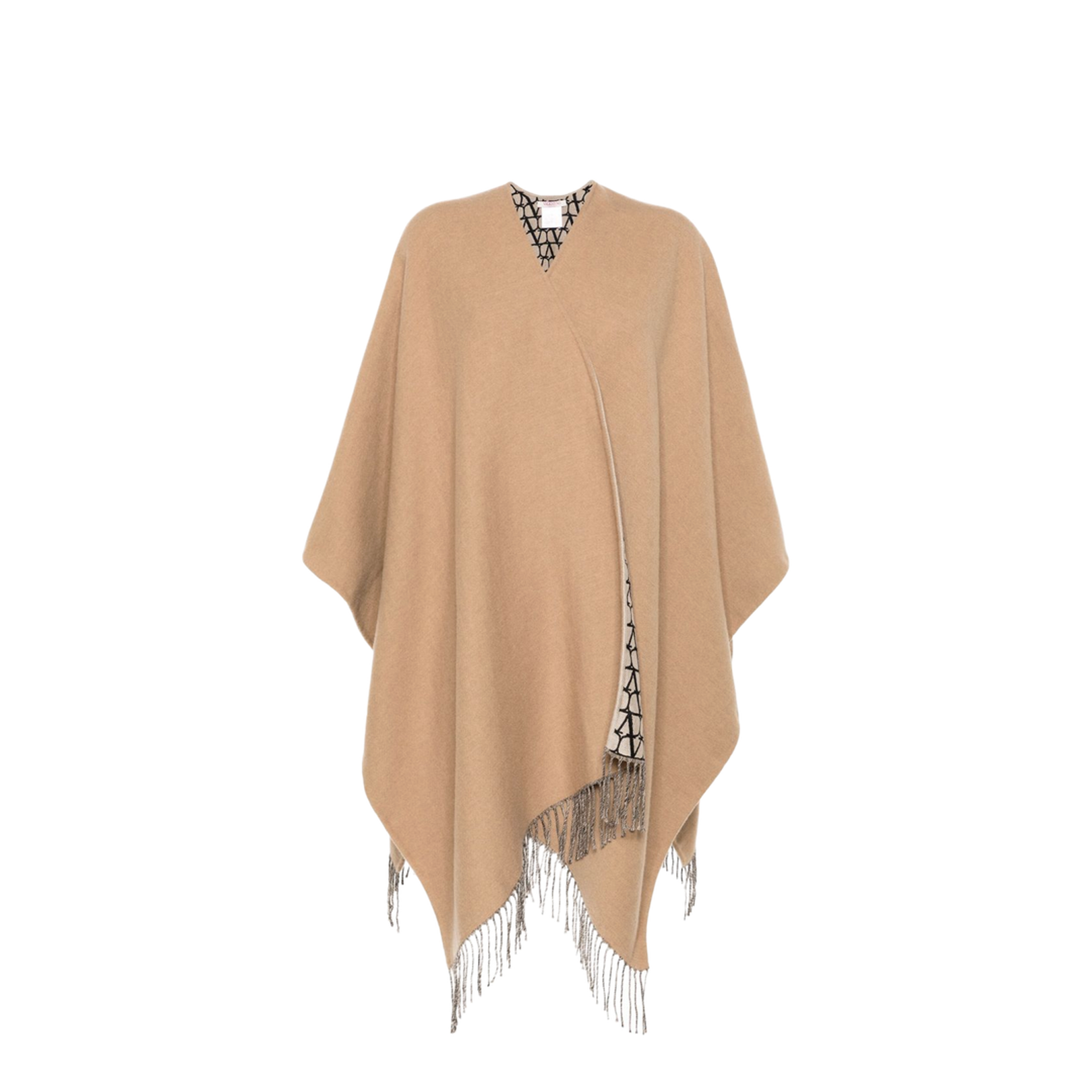 Garavani Fringed Double Poncho