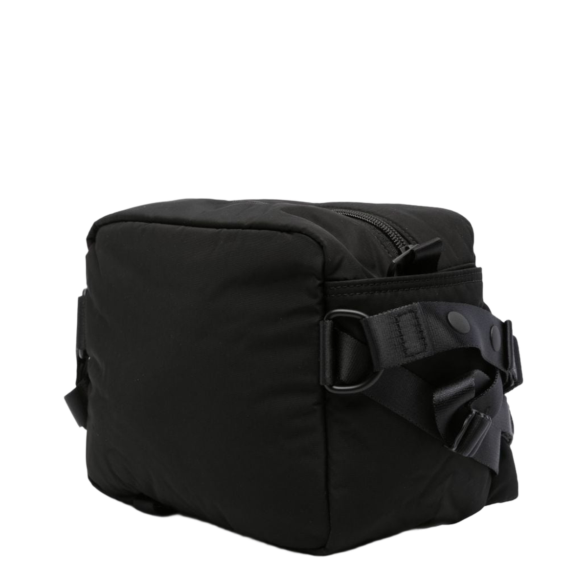 Senses Medium Nylon Messenger Bag - Black