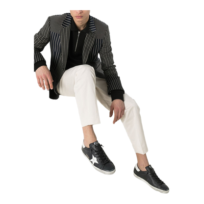 Super-Star Black White Leather