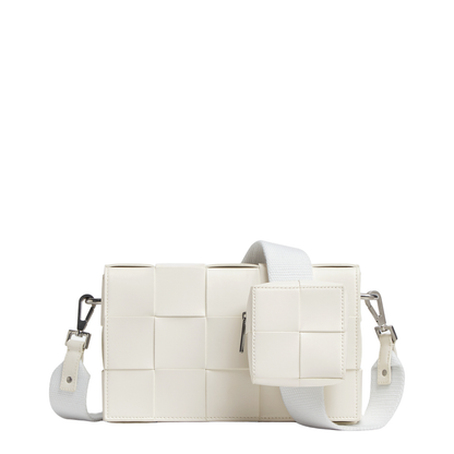 Cassette Classic Canvas Crossbody Bags - White