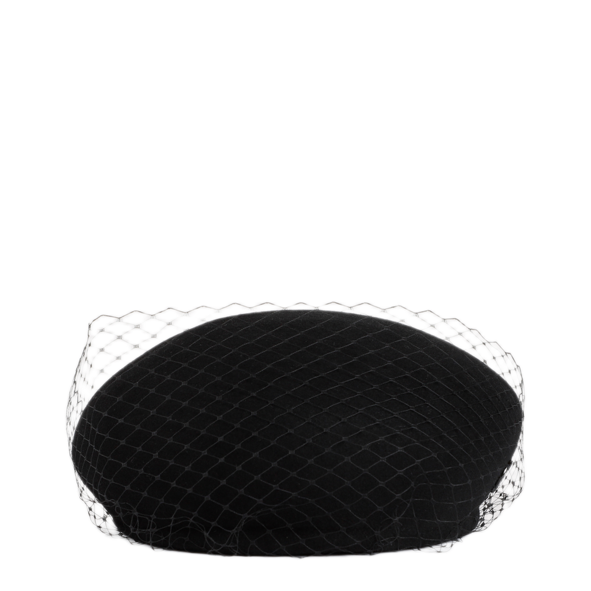 MAYFEYR - MAISON MICHEL - Black New Bonnie Veil Wool Felt Hat - 1088019001BLACK