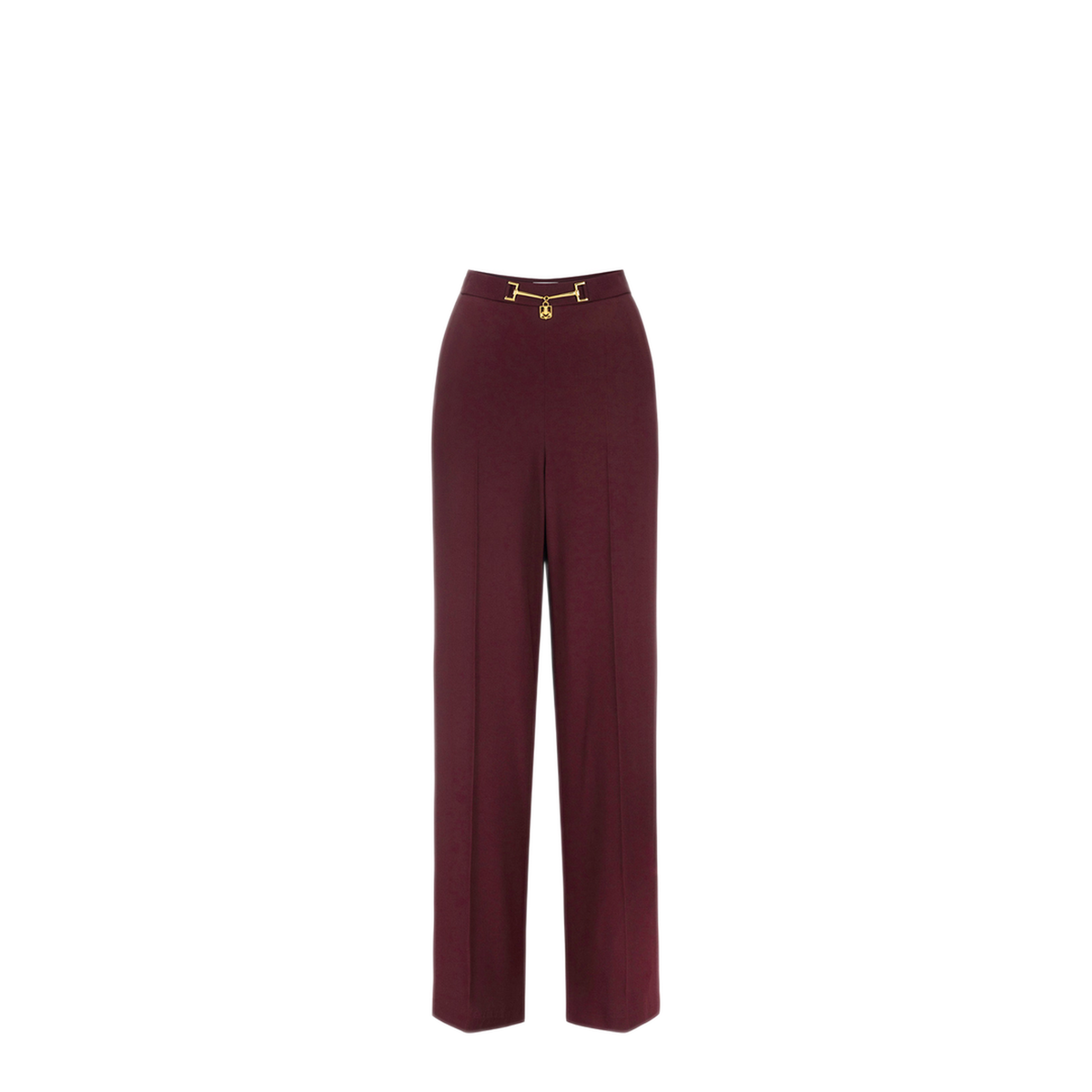 MAYFEYR - Elisabetta Franchi - Red Trousers - PA05747E2CI8
