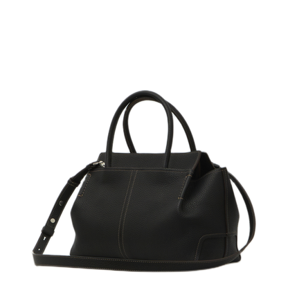 MAYFEYR - Tod's - Small Hammered Leather Shopping Bag - XBWDBKA0200XGAB999