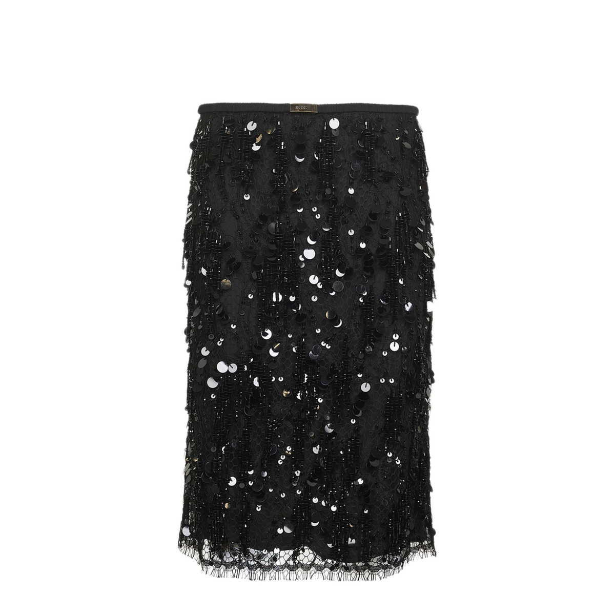 MAYFEYR - Gucci - Black Lace Skirt - 849635ZATNH1000