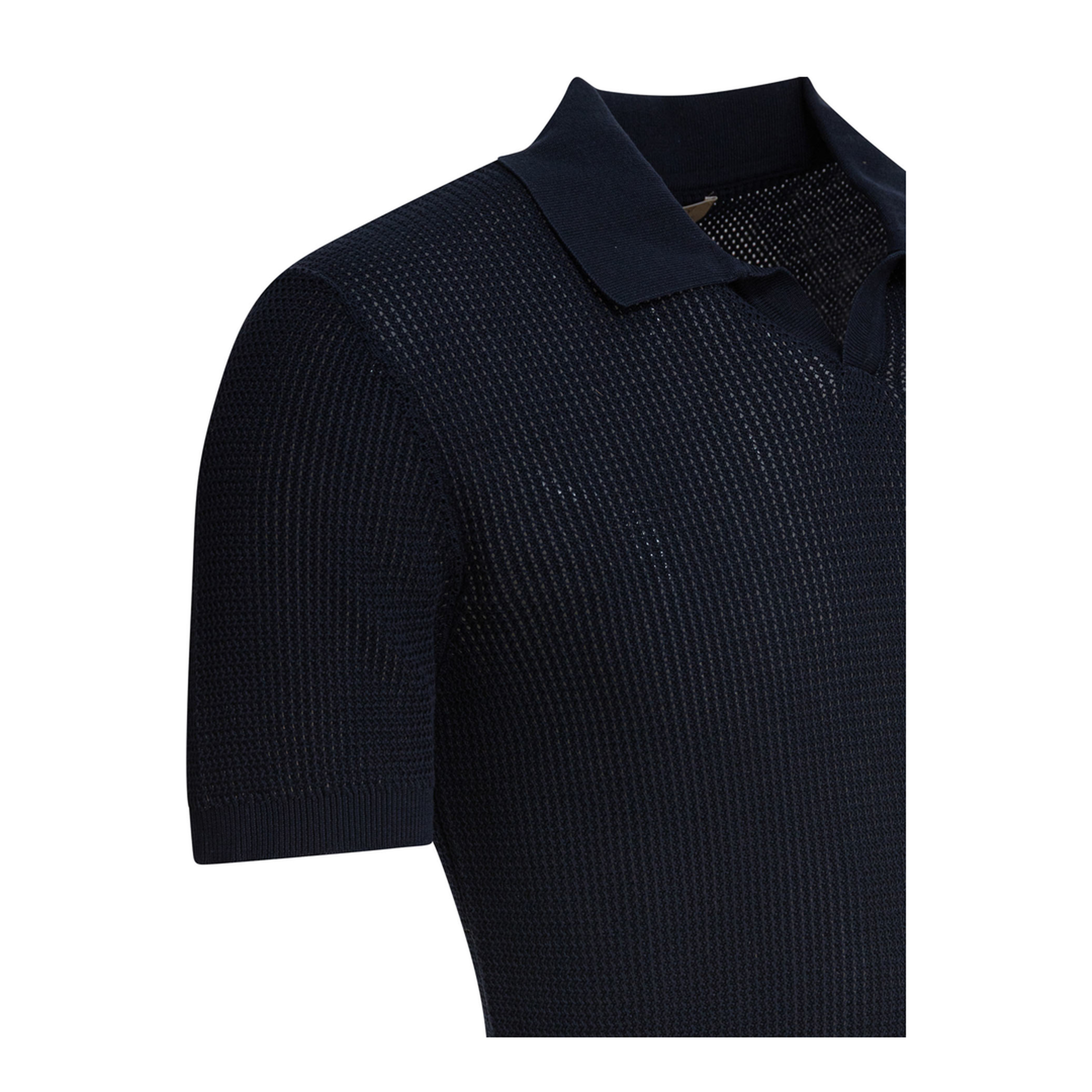 MAYFEYR - Rakkì - Mercedes Buttonless Polo Shirt - MERCEDES300BLUNOTTE