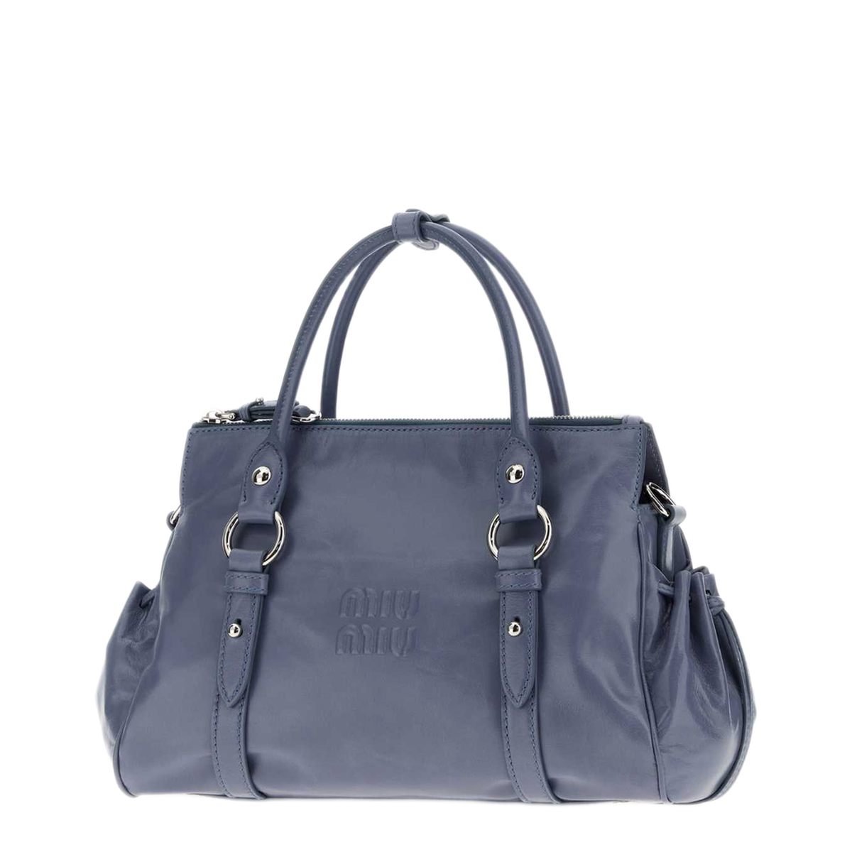 MAYFEYR - Miu Miu - Cerulean Blue Leather Handbag - 5BA3332A44F0D57