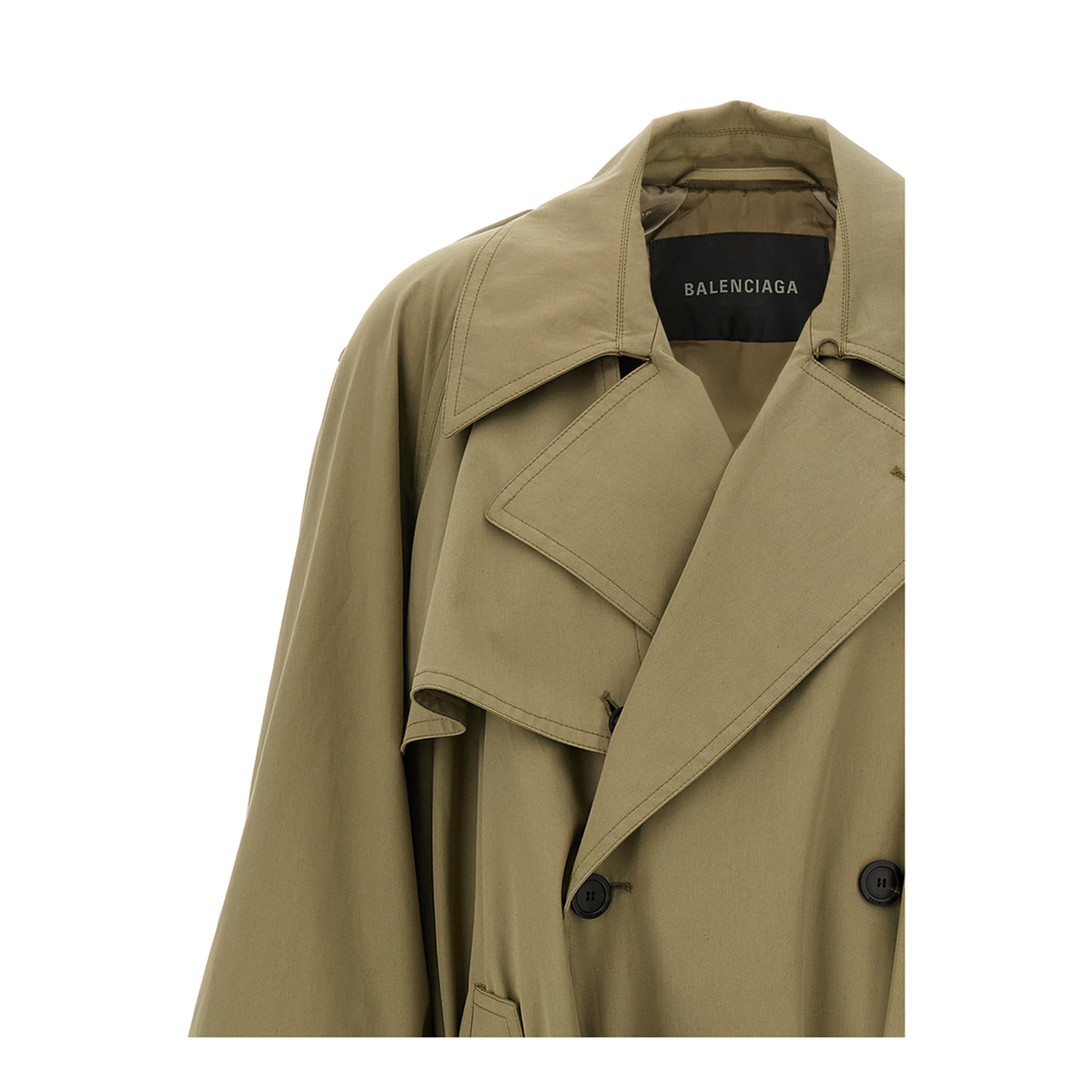 MAYFEYR - Balenciaga - Double Breasted Trench Coat With Belt - 839117TSP139772
