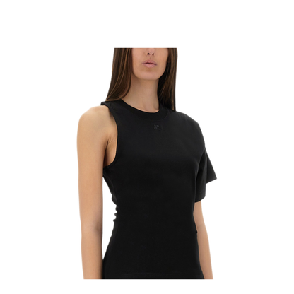 MAYFEYR - Courreges - One Shoulder T Shirt In Scuba - 225JTS201JS01079999