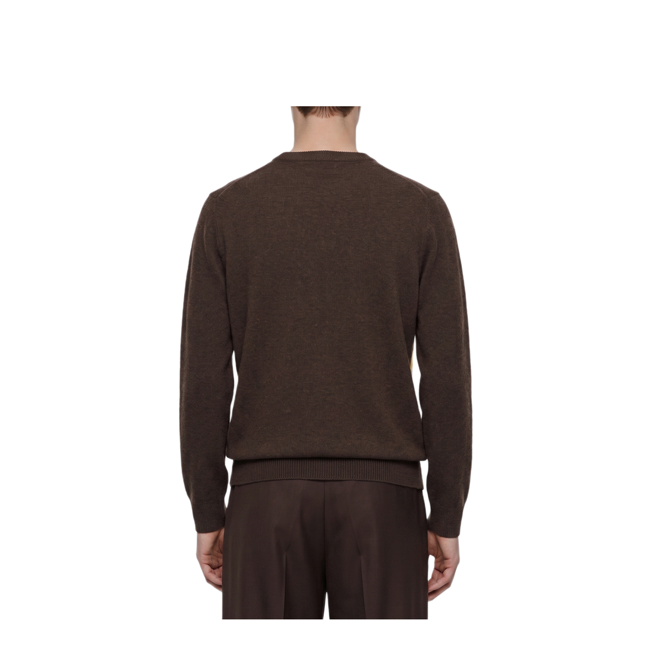 MAYFEYR - BALLANTYNE - Cashmere Crewneck Diamond Sweater - B2P0007K0A894549