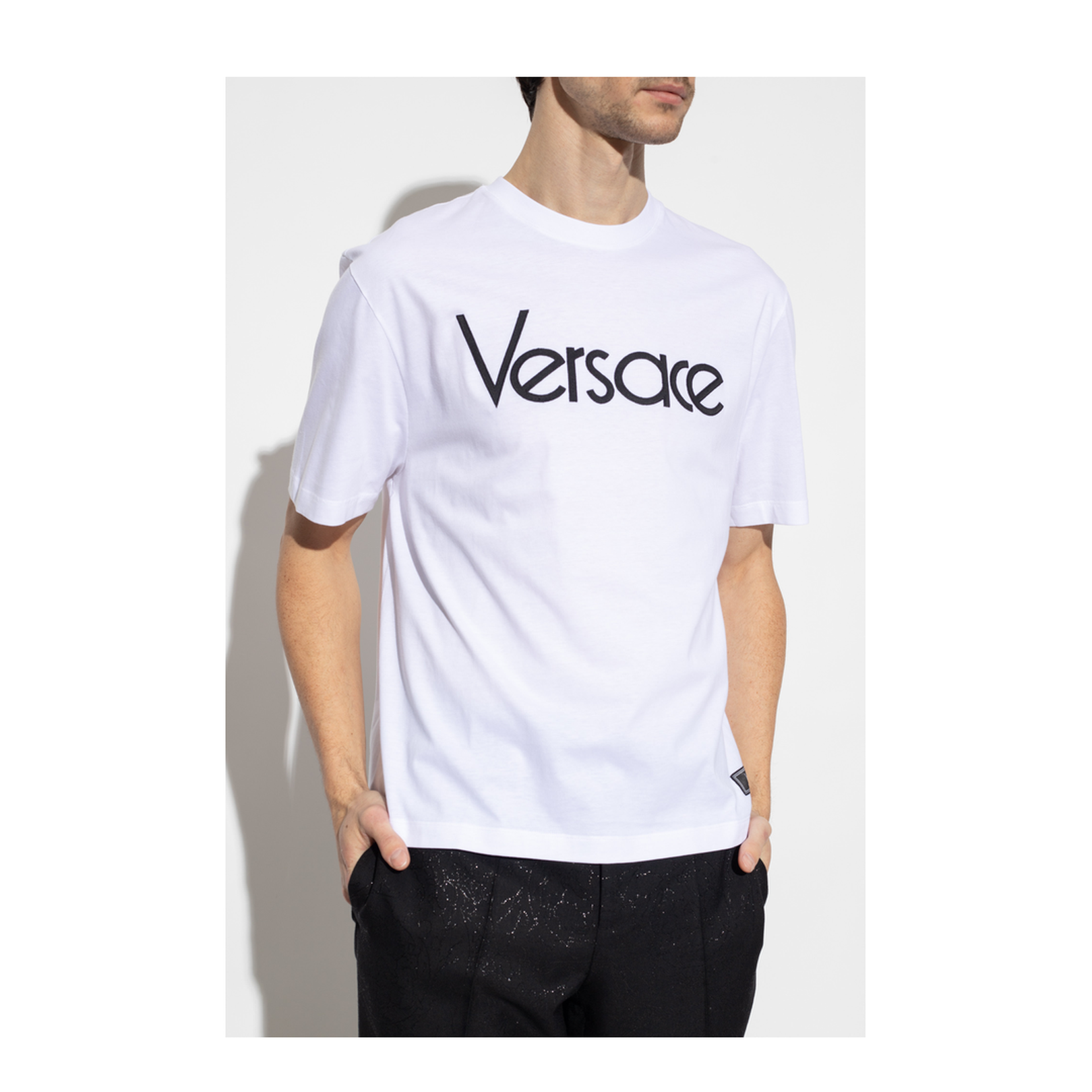 Logo-Embroidered T-Shirt - White