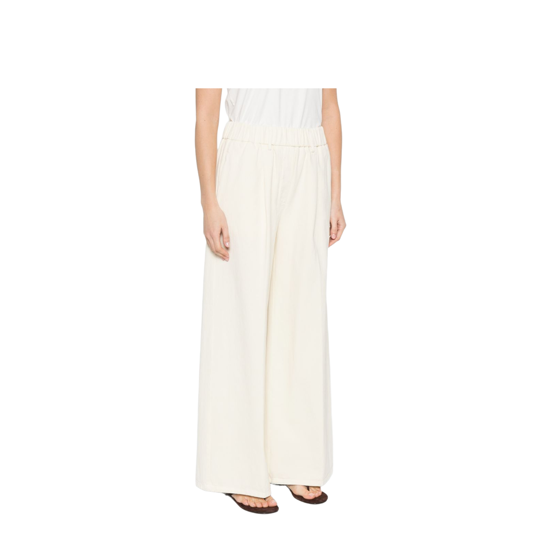 MAYFEYR - Forte Forte - Trousers White - 14544MYPANTSBEURRE