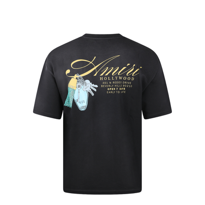 Logo Printed T-Shirts Black