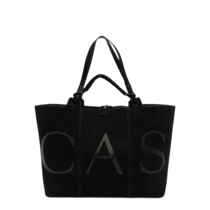 MAYFEYR - Casadei - Black Leather Tote Bag - 3W503C0000GALNA9000