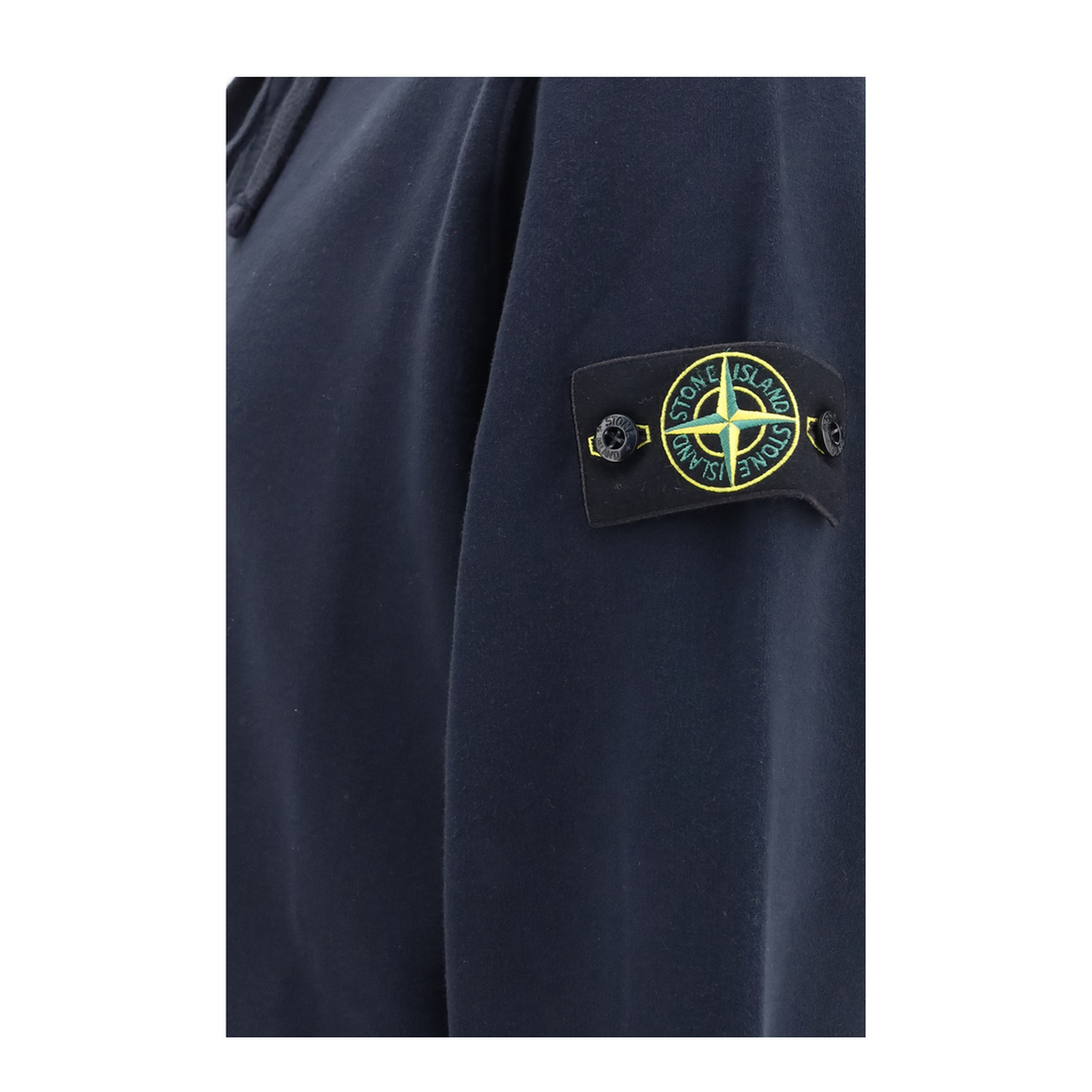 MAYFEYR - Stone Island - Cotton Hoodie With Zip And Compass Logo - L2S156100067S0A20