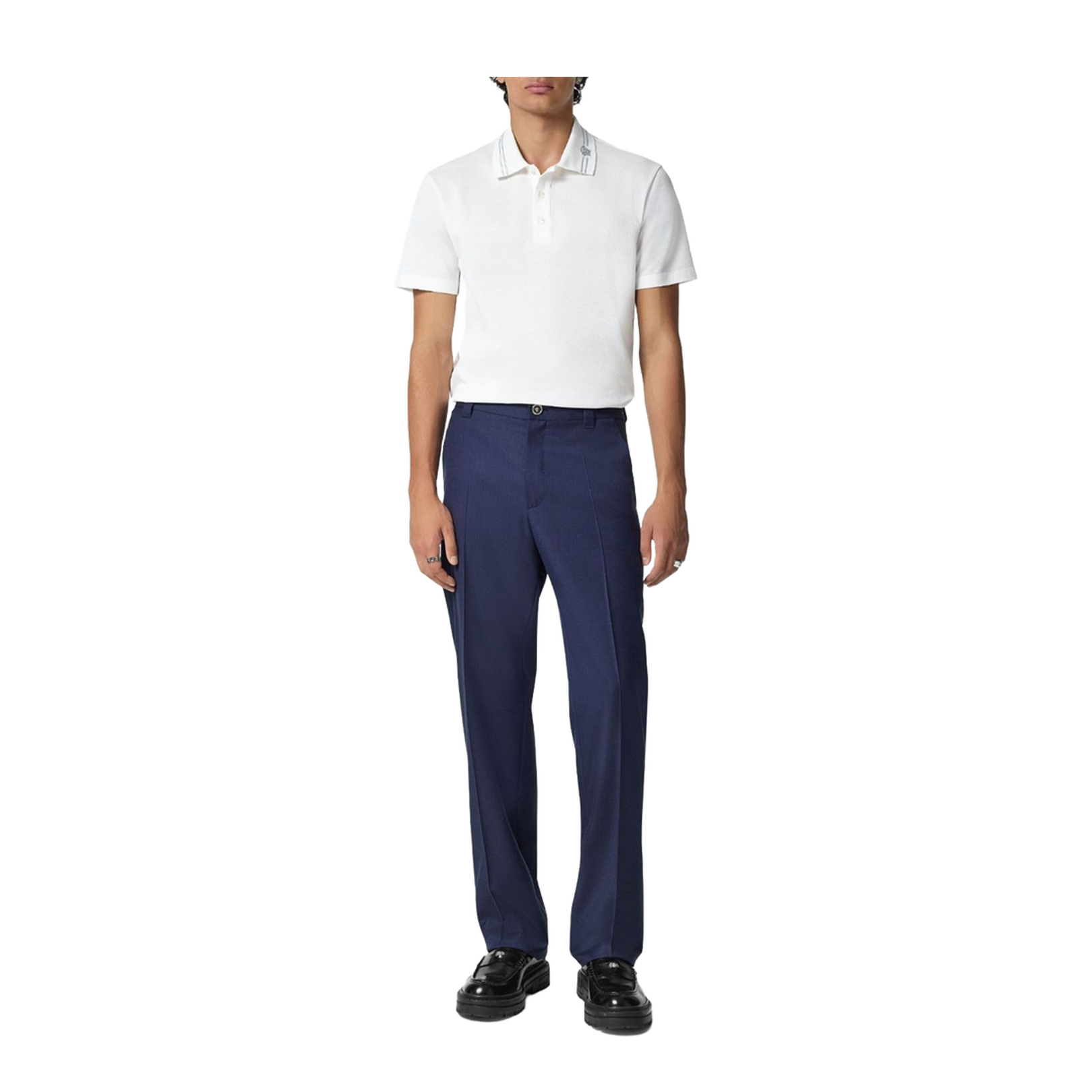 Medusa Embroidered Polo