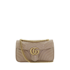 GG Marmont Shoulder Bag, Gold Hardware