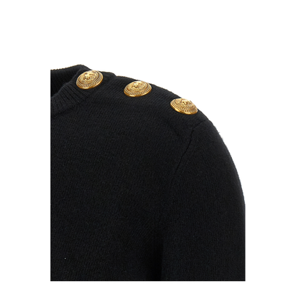 Eco-Cashmere Button Sweater