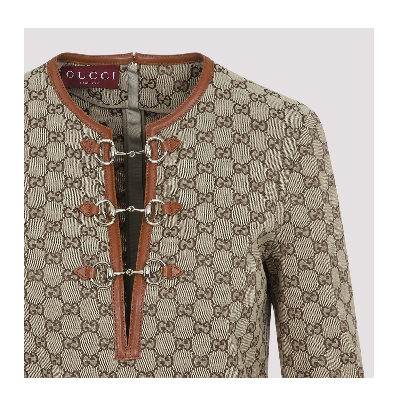 GG Canvas Dress with Horsebit