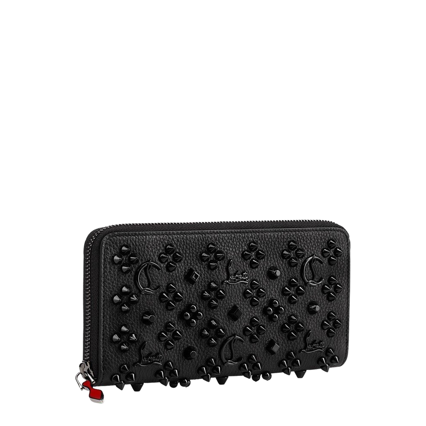 Long Wallet with Logo and Studs
