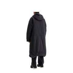 Y-3 long padded nylon parka coat