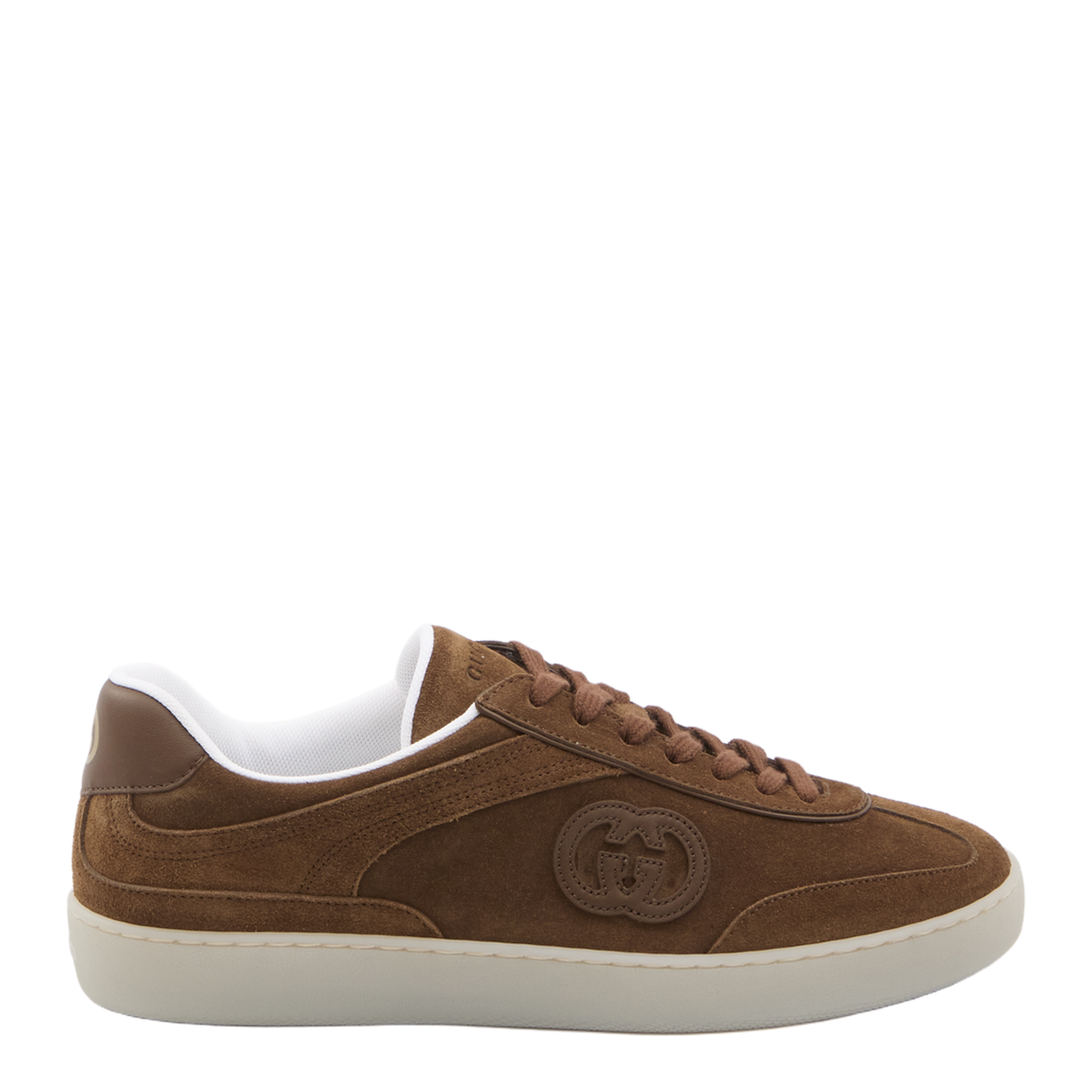 G75 Trainers in Light Brown Suede