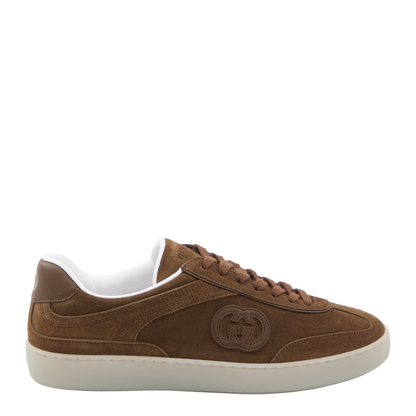 G75 Trainers in Light Brown Suede