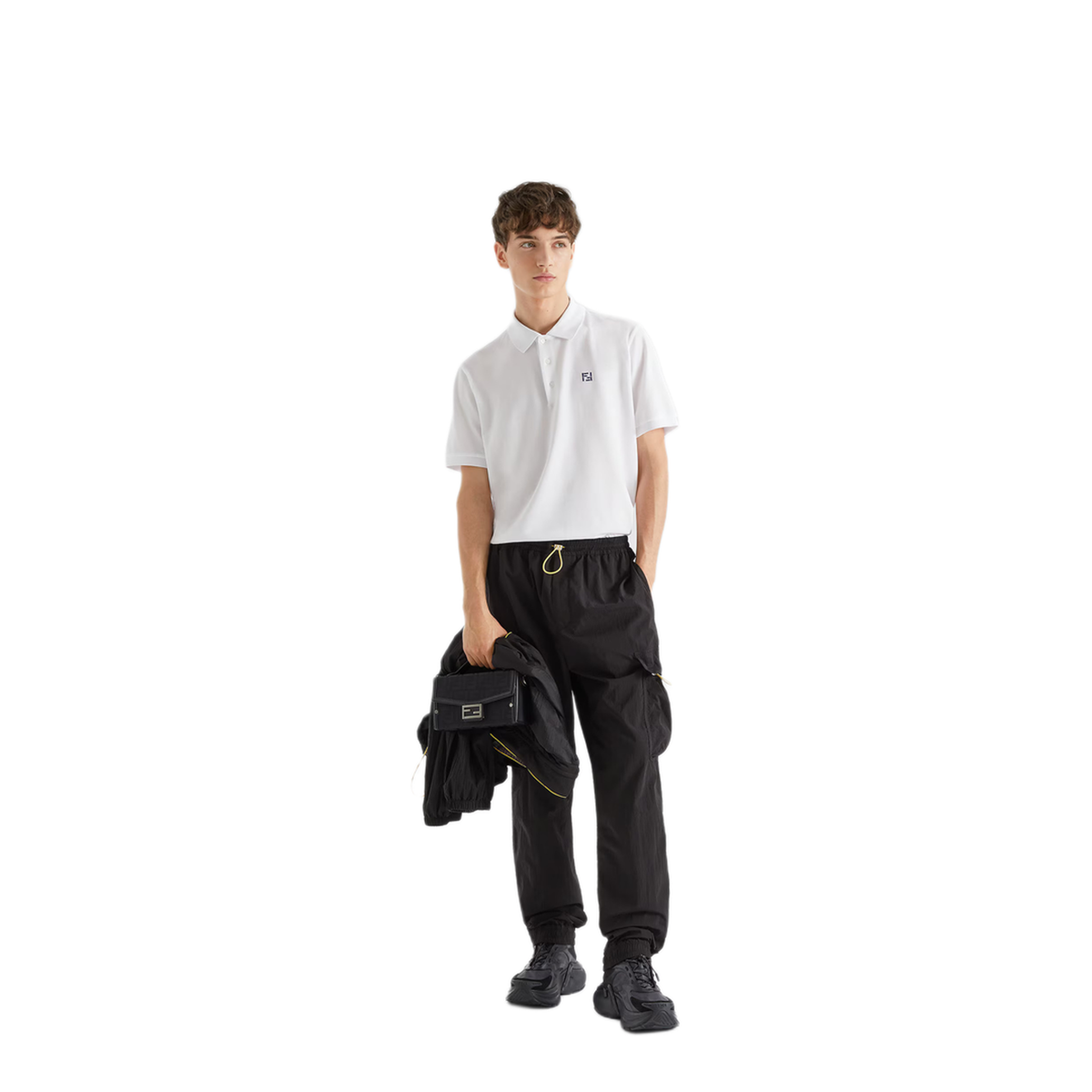 MAYFEYR - Fendi - Cotton Polo Shirt - FY1309AY0IF0QA0