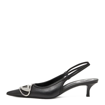 D-Venus SB 40 Slingback Pumps Black