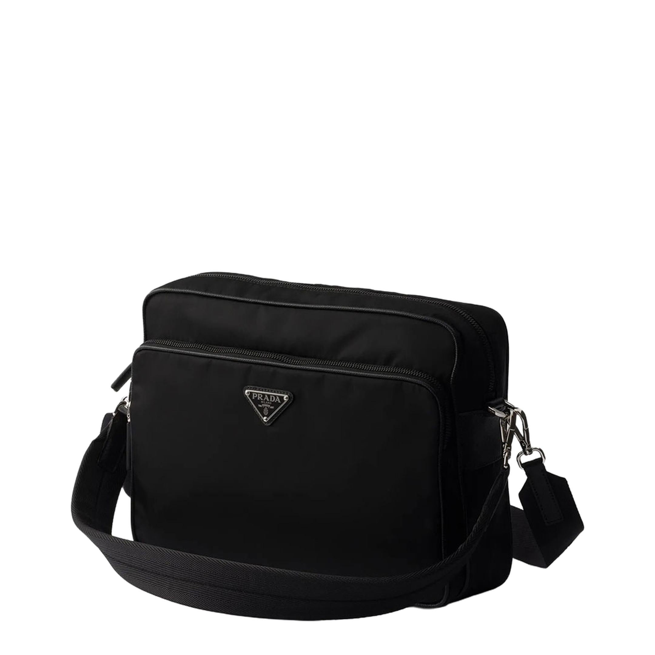 MAYFEYR - Prada - Logo-Plaque Nylon Messenger Bag - 2VH203VOOO2DMHF0002