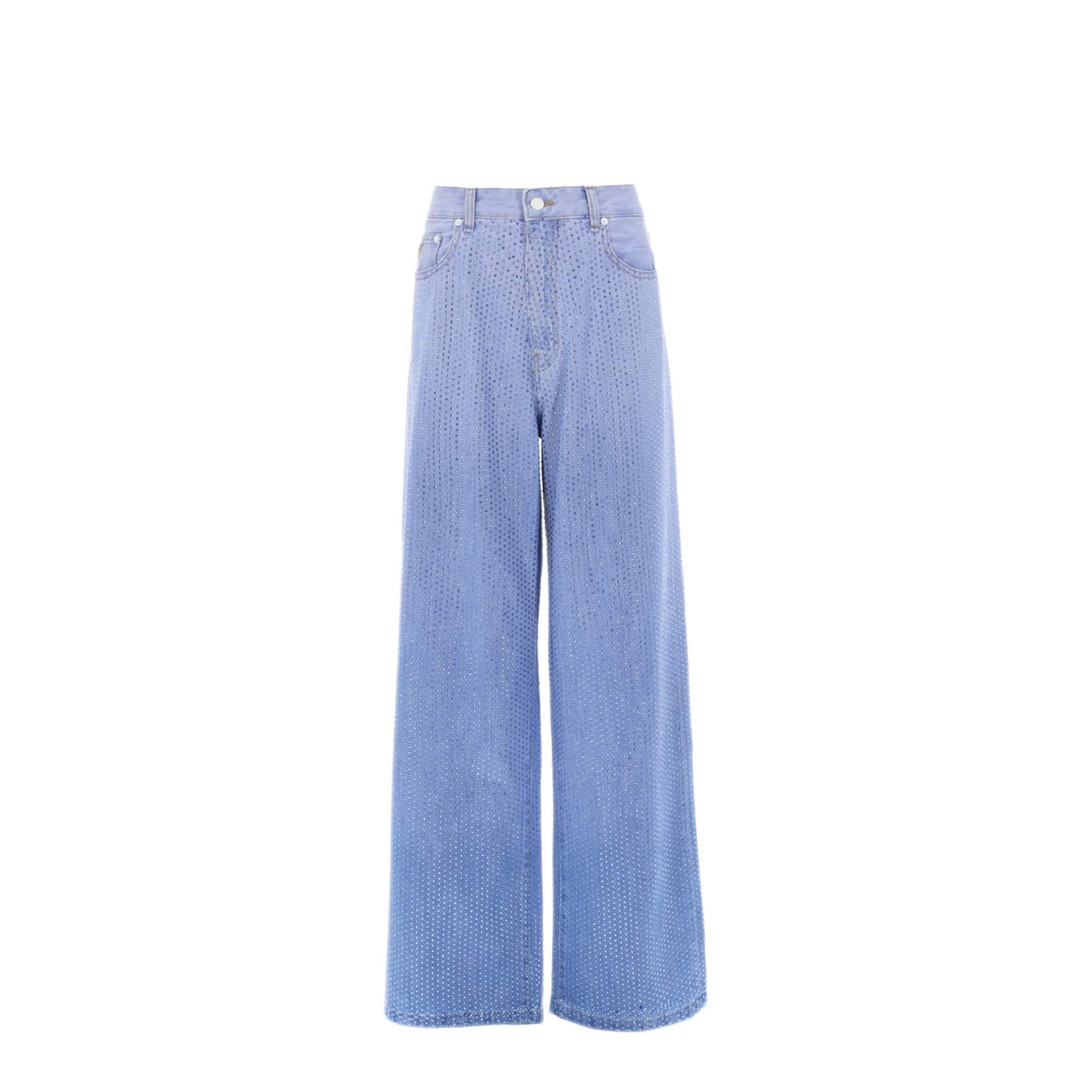 MAYFEYR - LOIS - Wide Leg Jeans With Strass - 34697951
