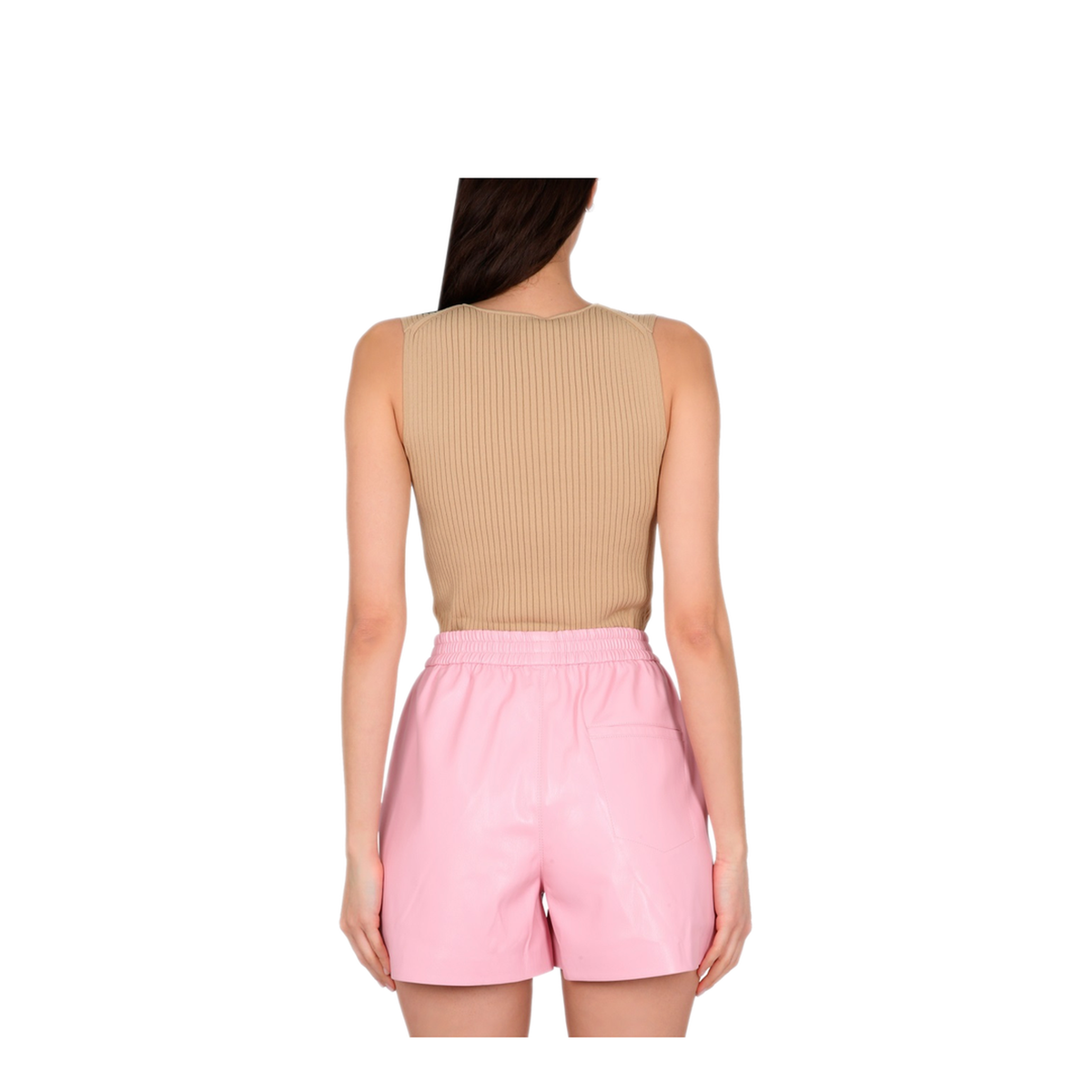 MAYFEYR - NANUSHKA - Ribbed Top - NW23RSTP00673SAND