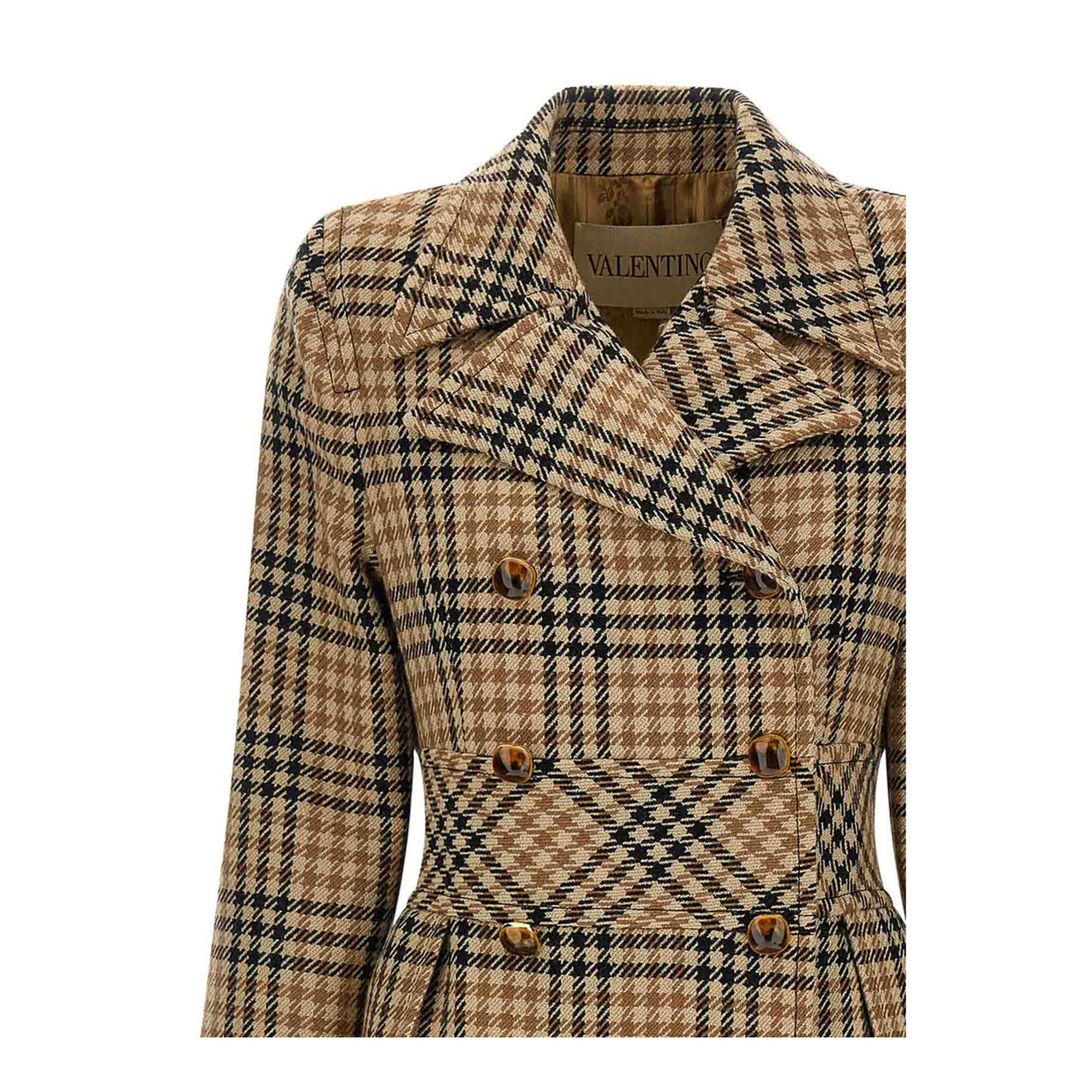 Houndstooth Wool Bag