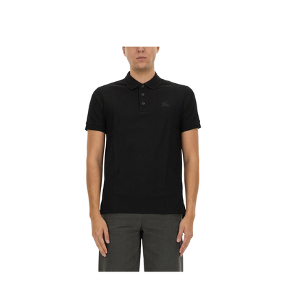 Black Piquet Polo Shirt