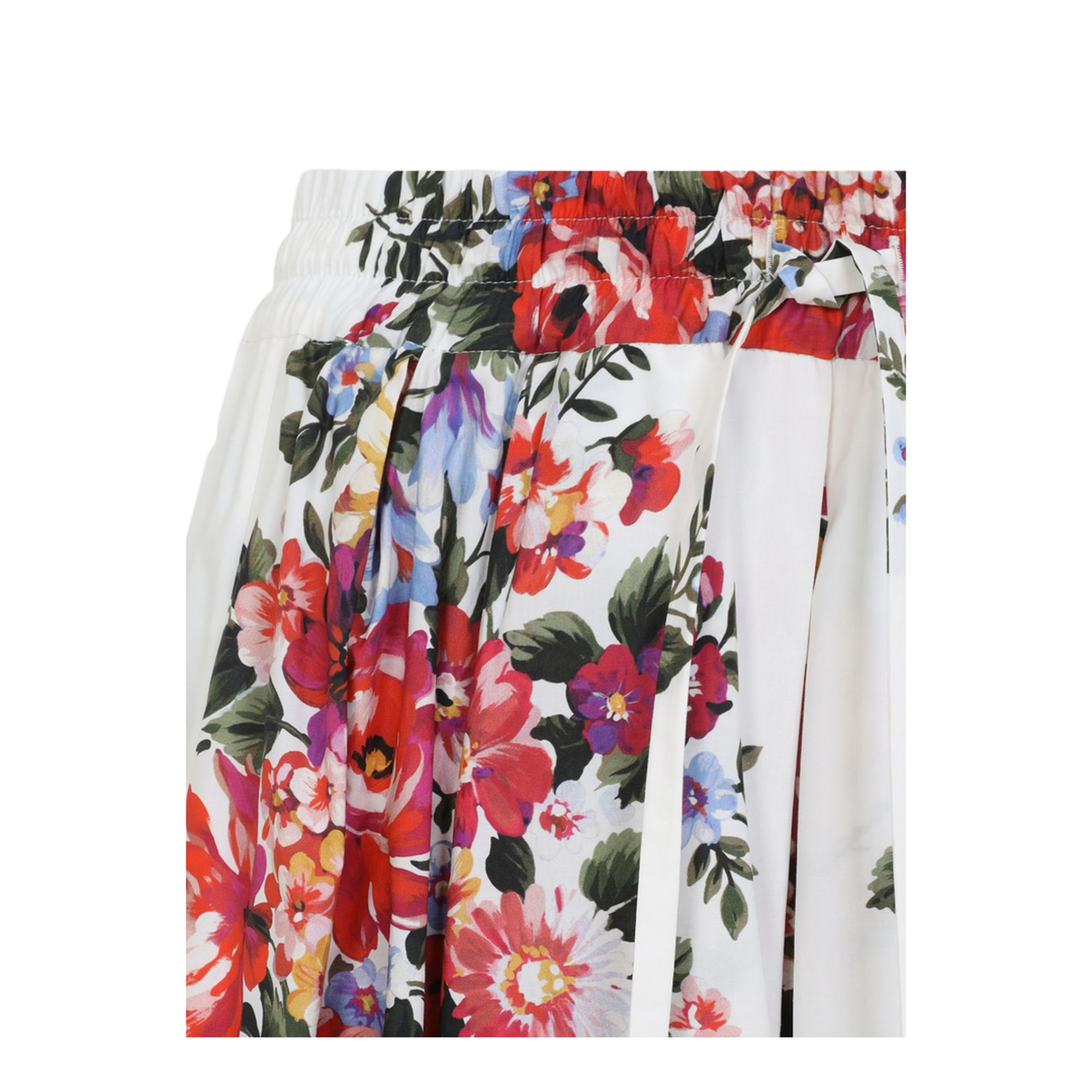 Long Skirt with a Floral Print