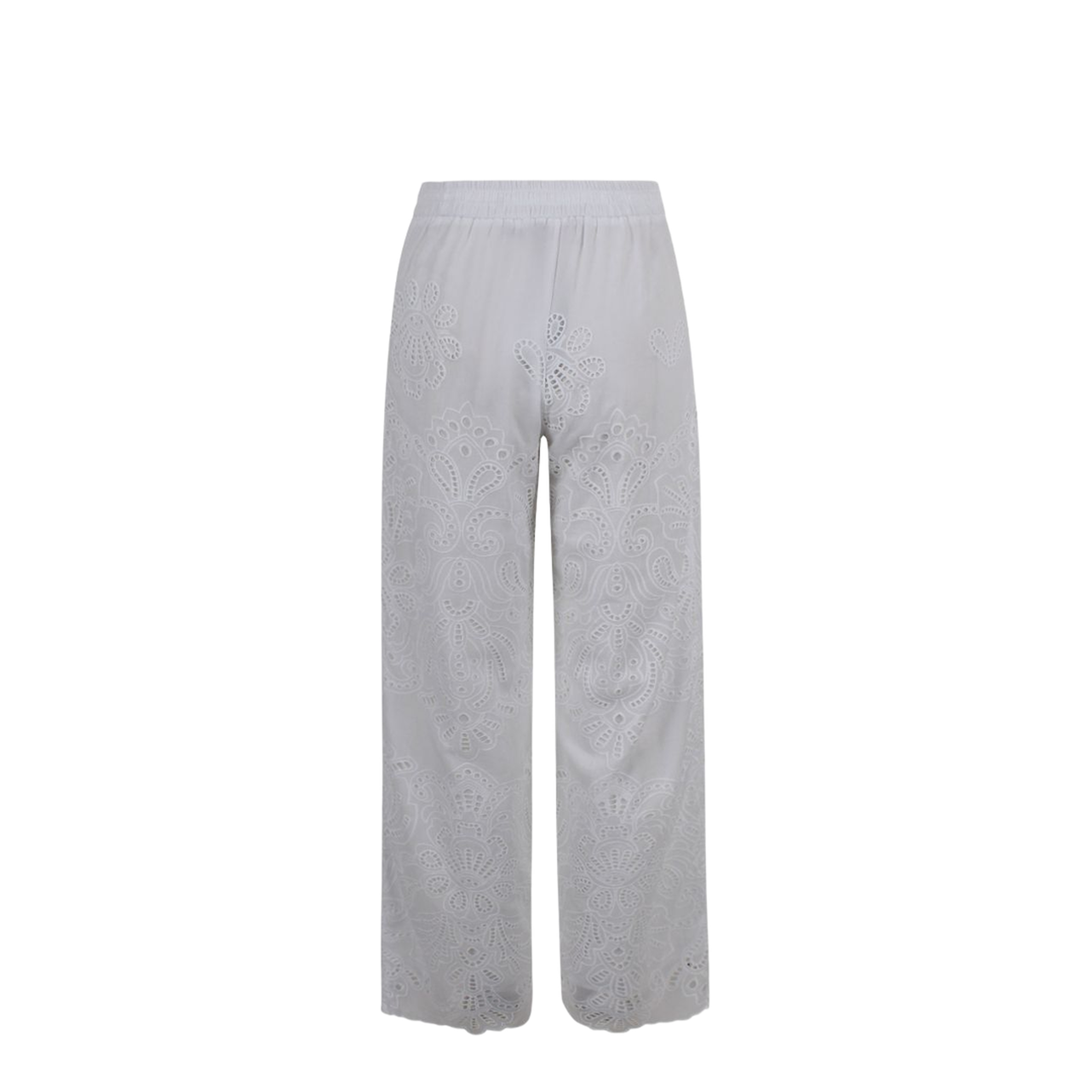 MAYFEYR - Ermanno Firenze - Trousers White - D48EP050EN0MF010