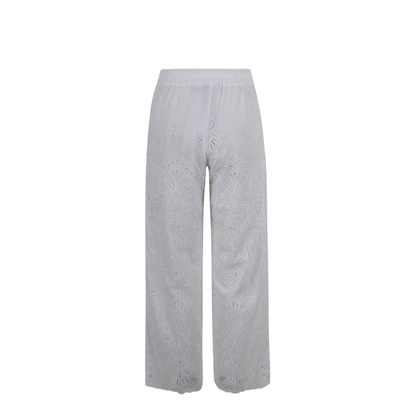MAYFEYR - Ermanno Firenze - Trousers White - D48EP050EN0MF010
