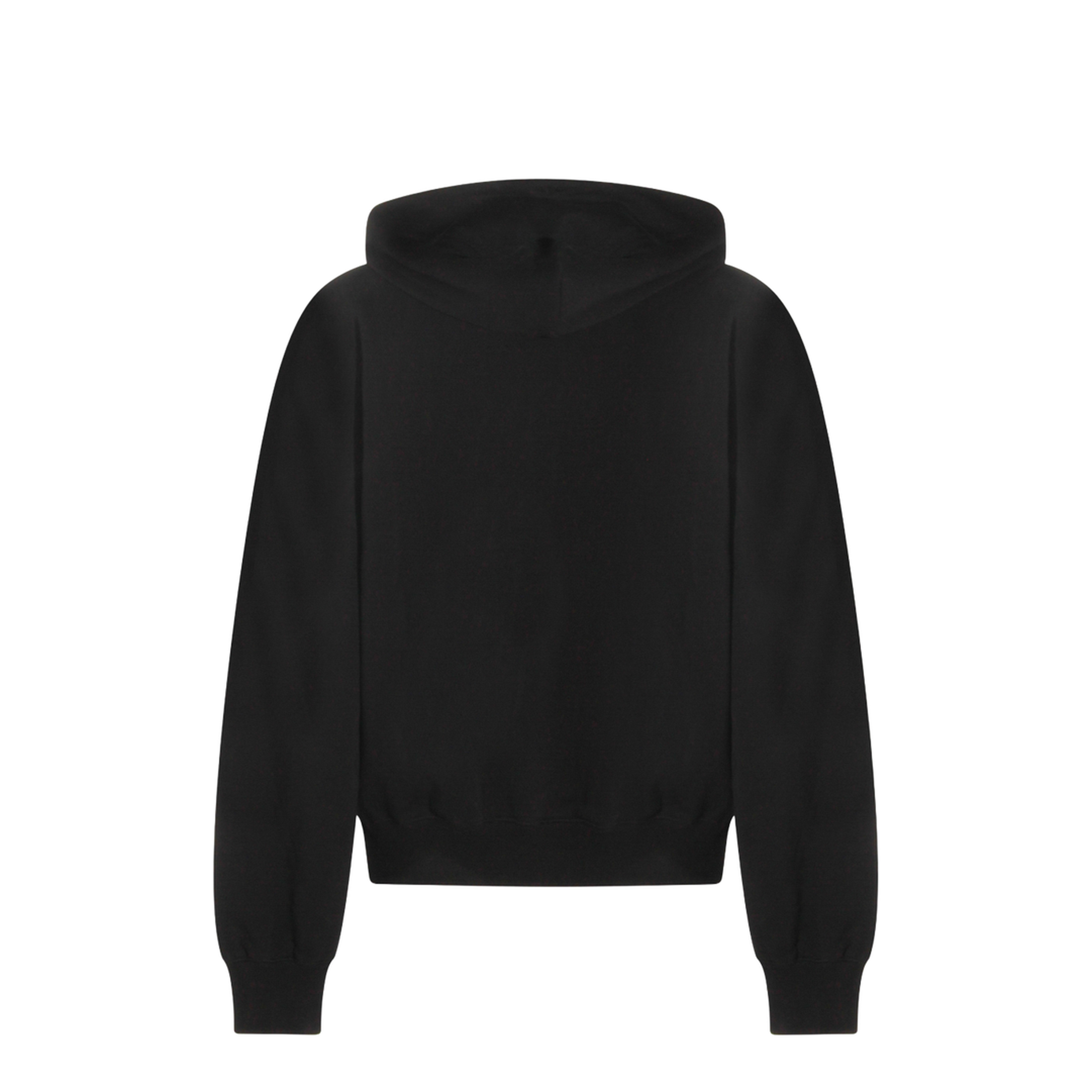 Black Cotton Sweatshirt
