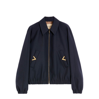 Vgold Wool Blend Blouson Jacket