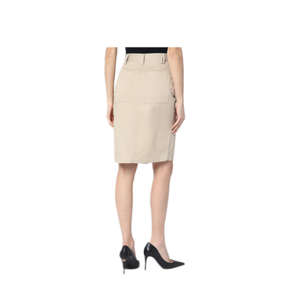 MAYFEYR - Anine Bing - Beige Buttoned Pencil Skirt - A-04-10733COOMA10