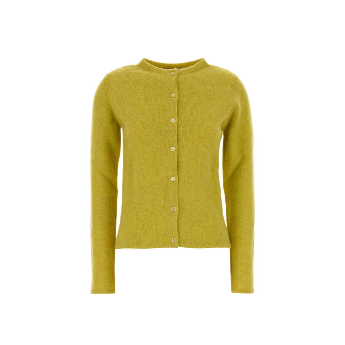 MAYFEYR - Miu Miu - Acid Green Wool Cardigan - MMF04HSOOO6609F0V96
