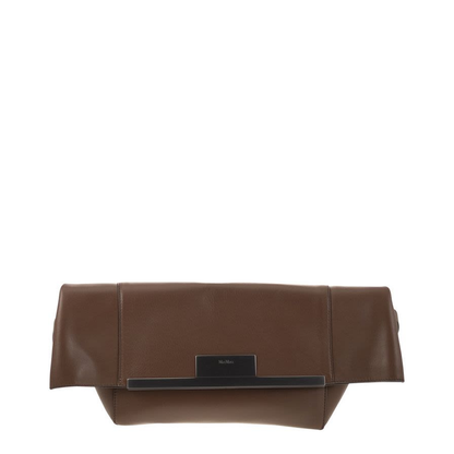 Small Natural Leather Clutch Bag