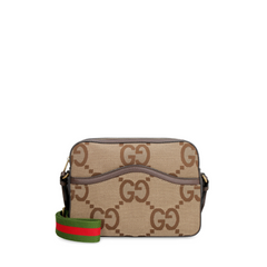 Jumbo GG Messenger Bag, Gold Hardware